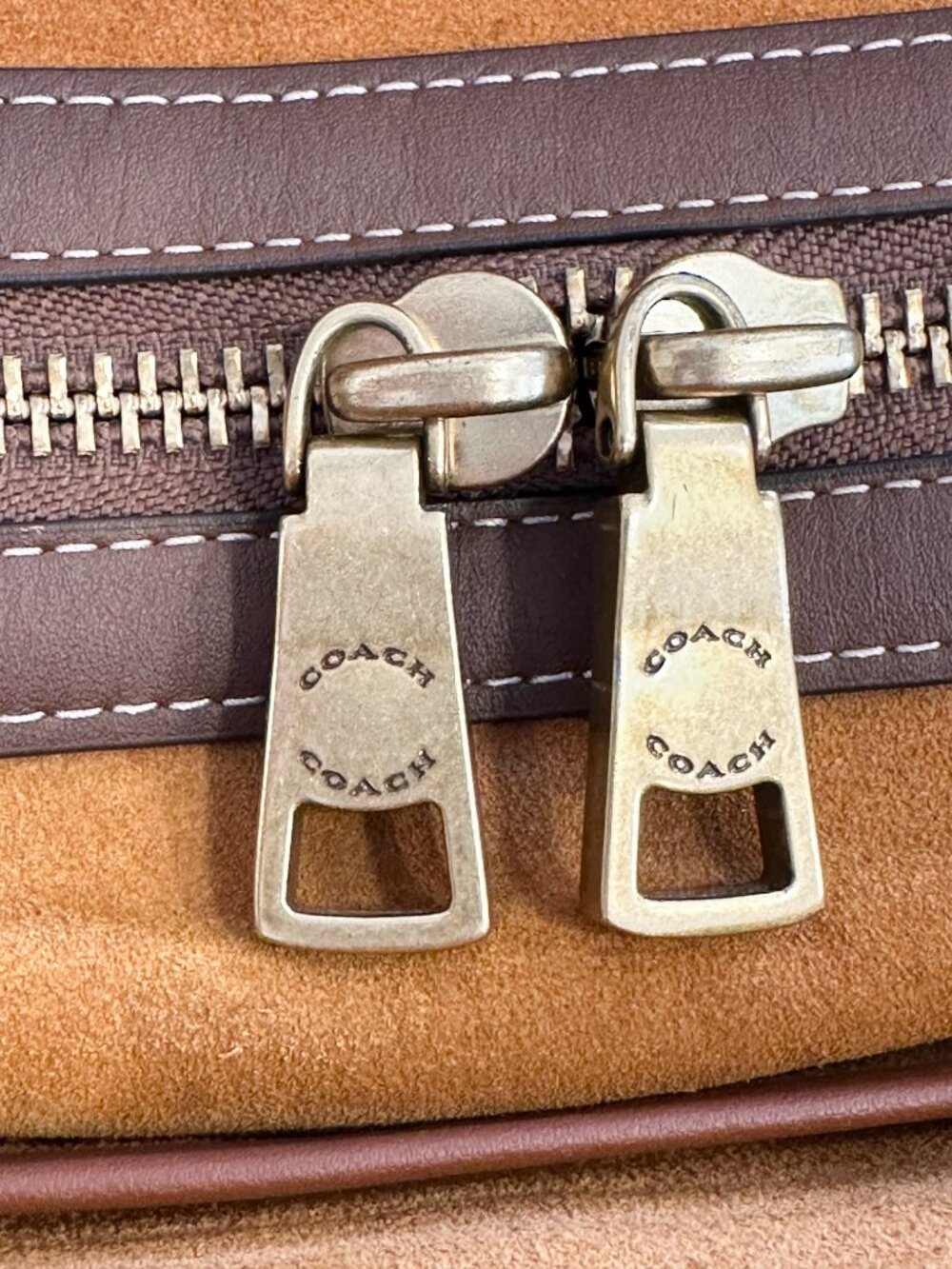 COACH Rogue 25 Signature Textile Jacquard – Brown/Tan - Picture 8 of 16